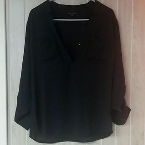 Blouse Black flowy